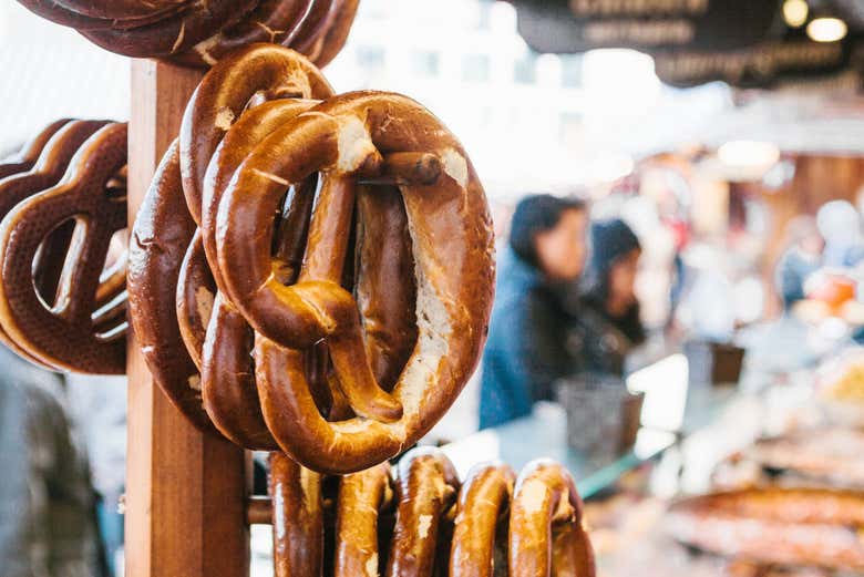 Bretzels at Oktoberfest in Munich