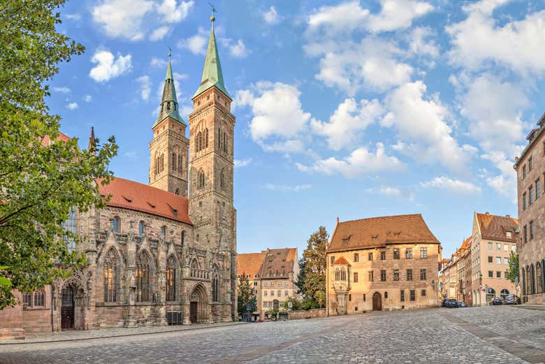 Ruas do centro de Nuremberg