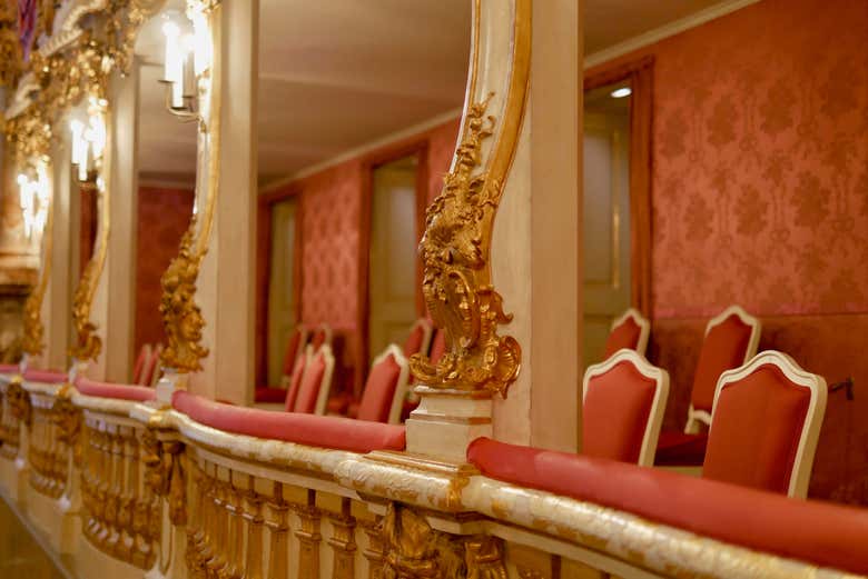 Palcos no Teatro de Cuvilliés