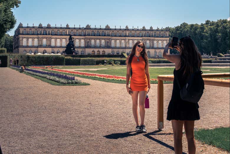Fotografando o Palácio de Herrenchiemsee