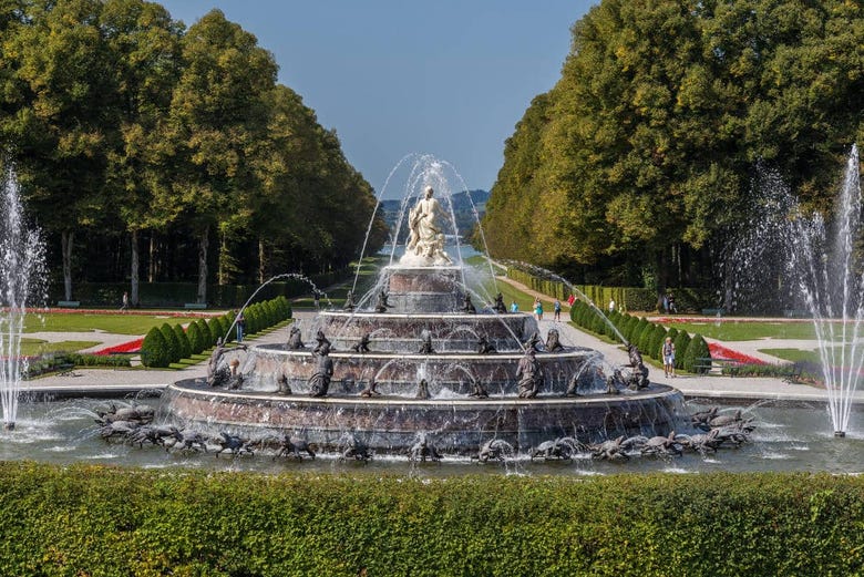 Fountains at Herrenchiemsee