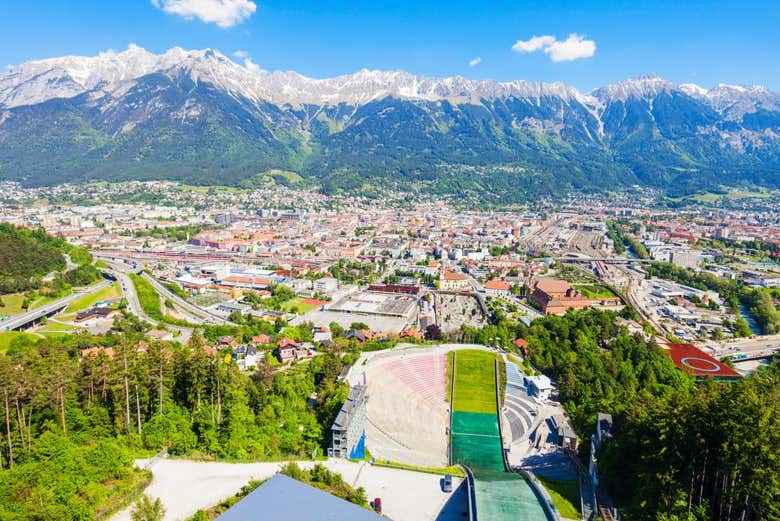 Vistas de Innsbruck desde Bergisel