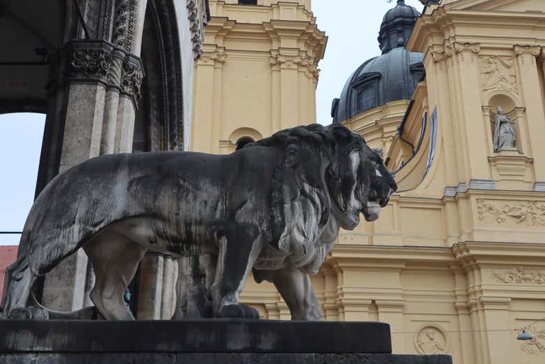 I leoni di Odeonsplatz