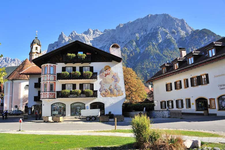Mittenwald, localidad alpina del sur de Alemania