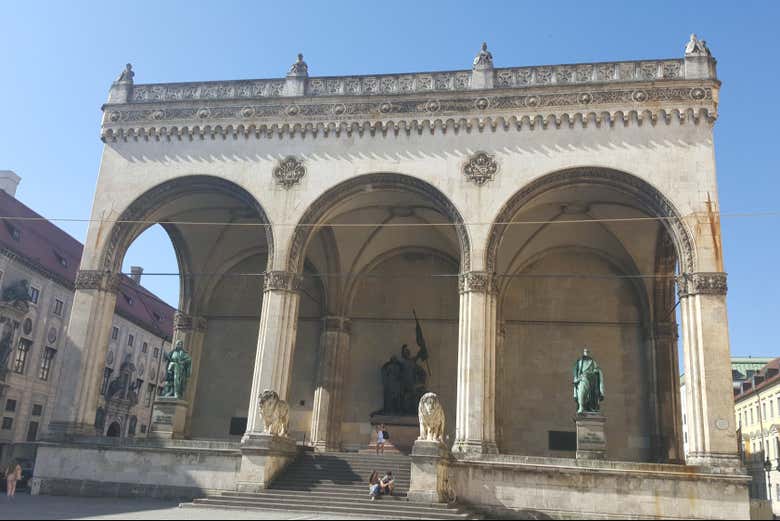 Uno dei monumenti di Odeonsplatz