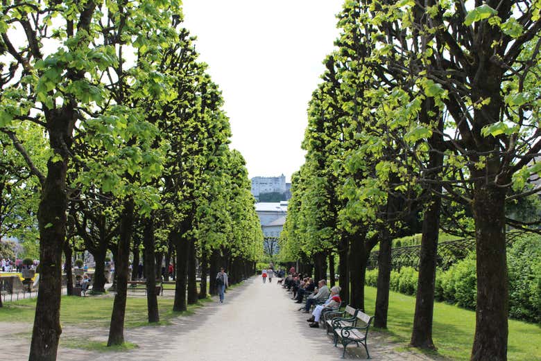 Promenade dans les jardins du château de Rosenborg