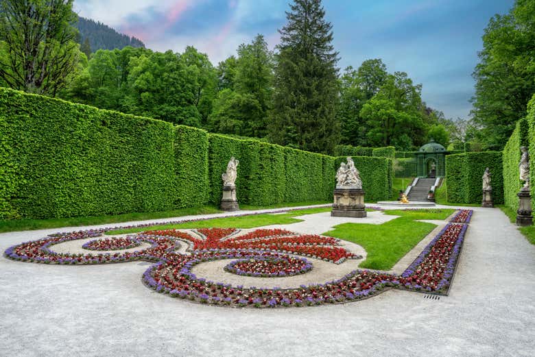 Jardins do palácio de Linderhof