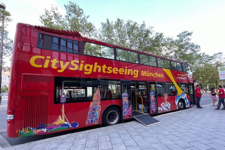 Recorreréis la capital bávara en el autobús turístico de Múnich