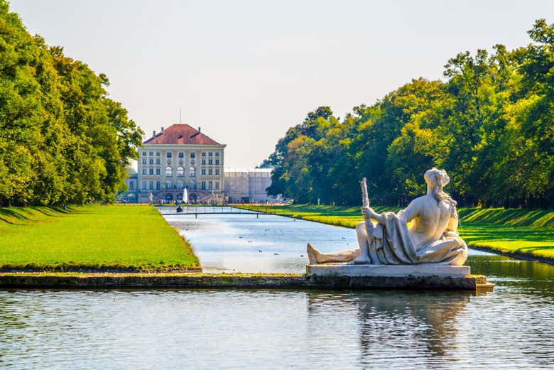 Panorámica del palacio de Nymphenburg