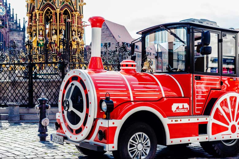 El tren listo para comenzar la ruta