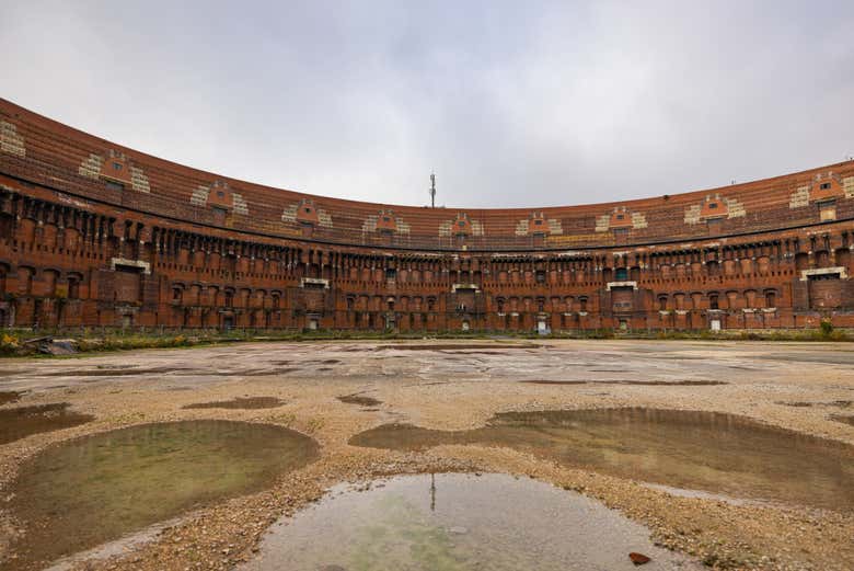 Il cortile interno del Centro Congressi di Norimberga