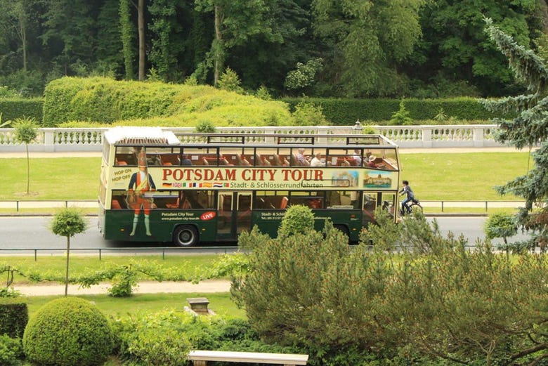 The sightseeing bus in Potsdam