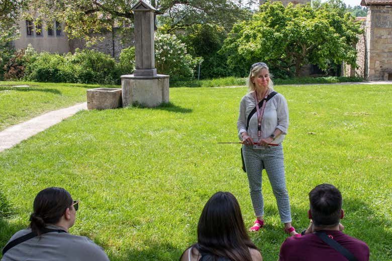 In the garden of the convent