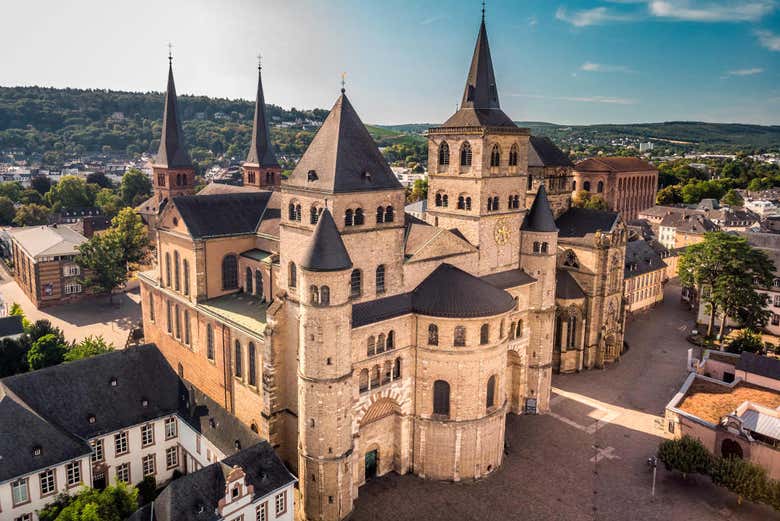 Catedral de Tréveris desde las alturas