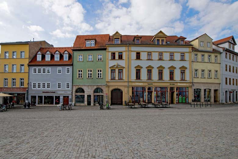 Traditional buildings around Weimar