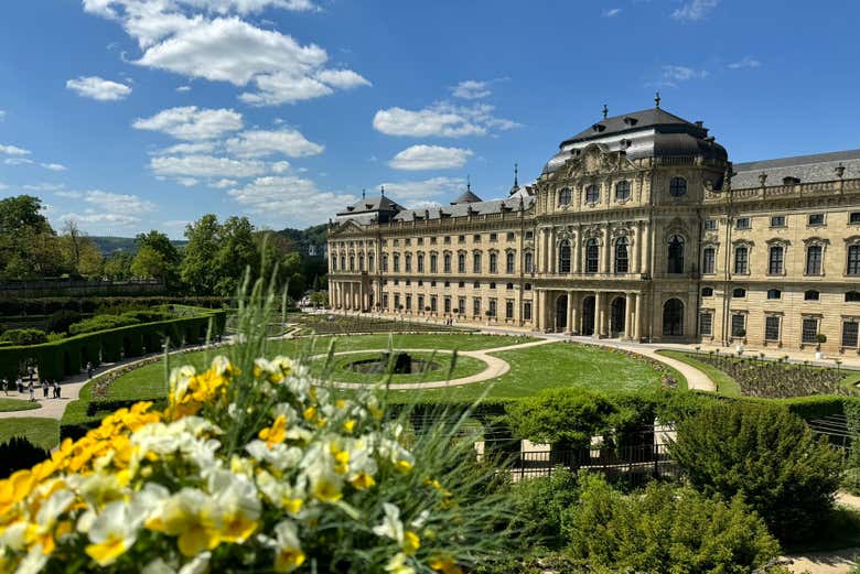 Parte posterior del palacio