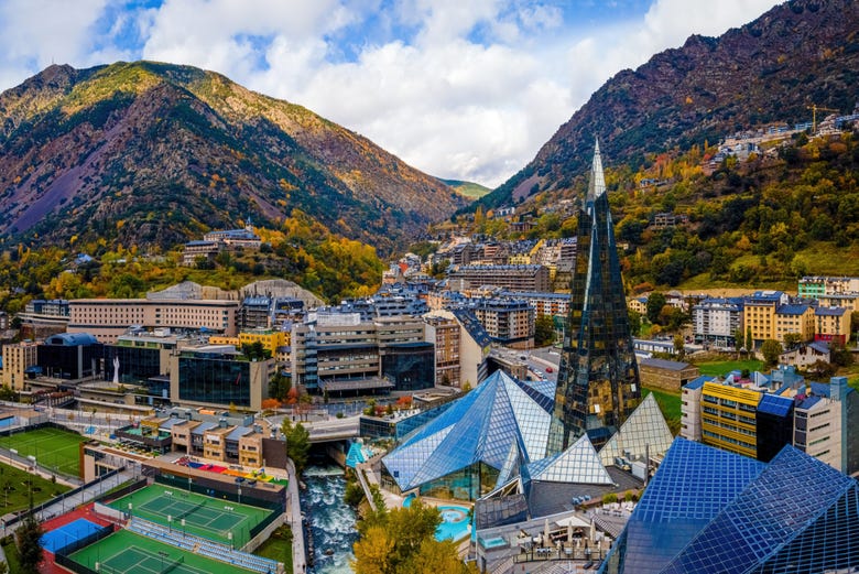 Panorámica de Andorra la Vieja