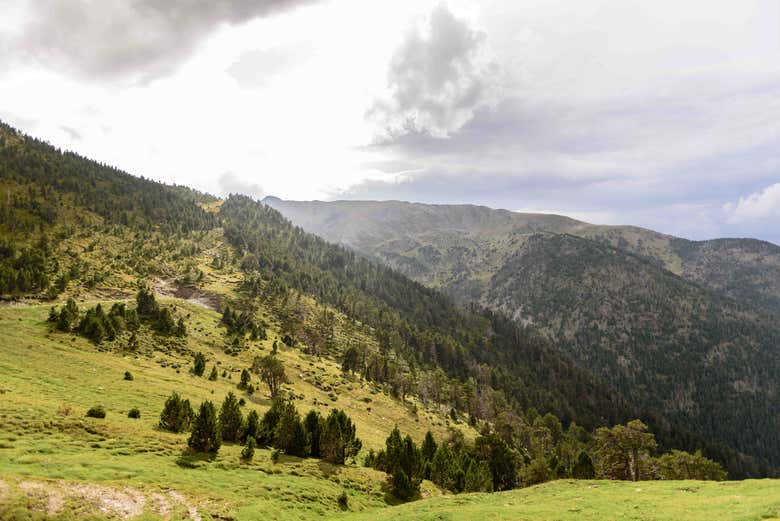 Vistas desde Coll de la Botella