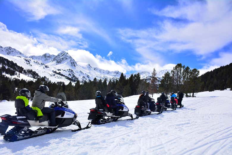 Recorrido por la nieve pirenaica