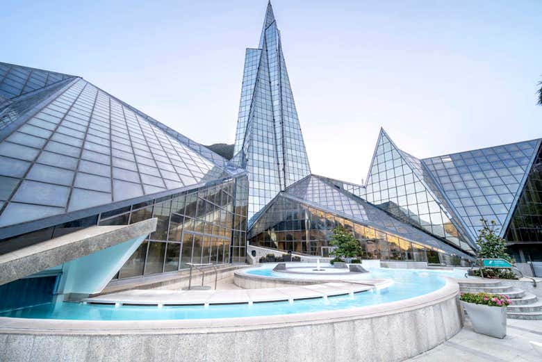 Exterior do spa Caldea