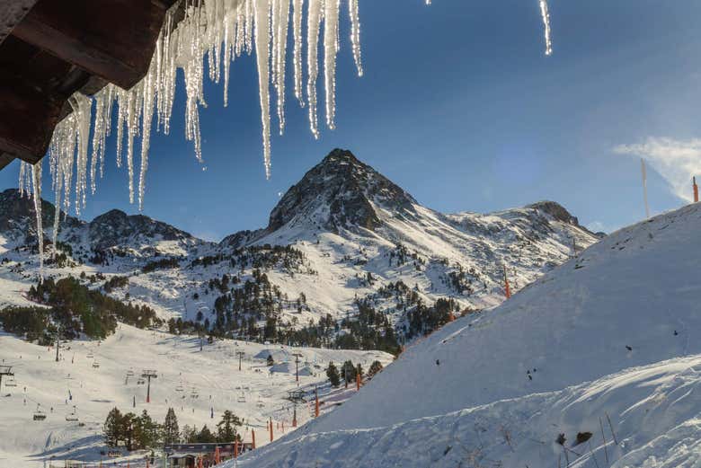Views of the Grandvalira ski resort