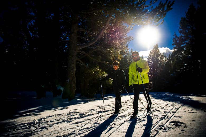 Entrada a la estación de esquí La Rabassa