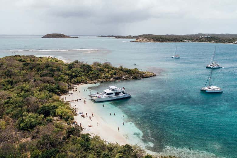 Panorámica de las islas en el tour