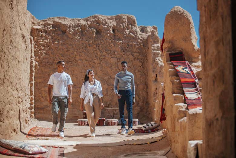 Recorriendo el centro histórico de Al-Ula