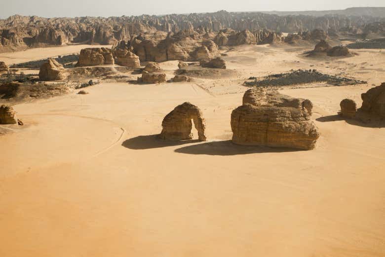 ¡Veréis la Roca del Elefante desde el globo!