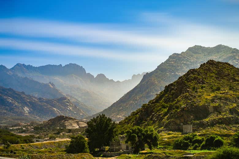 Montañas desde Al Hada