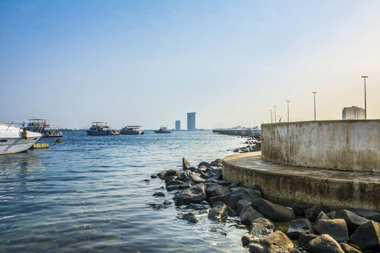 Las vistas del puerto de Yeda