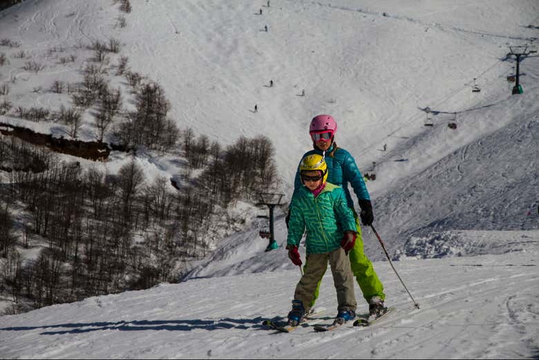Con vuestra ropa de nieve podréis practicar esquí