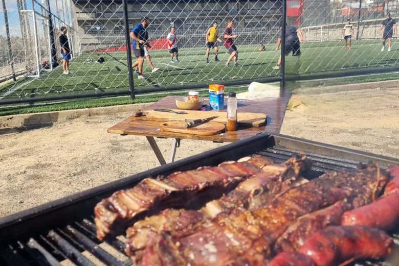 Asado argentino tradicional