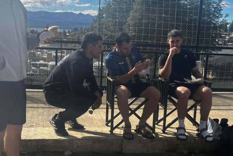 Descansando en el banquillo