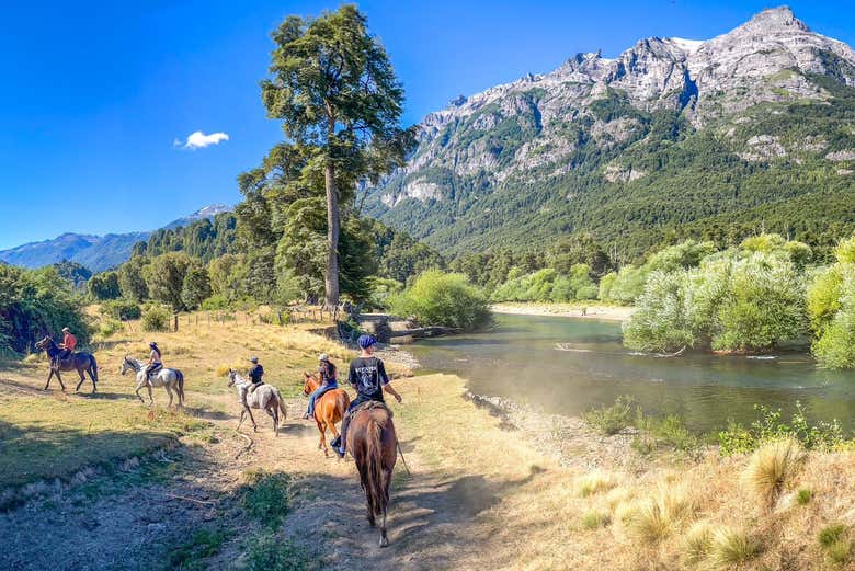 Atravesando bellos paisajes