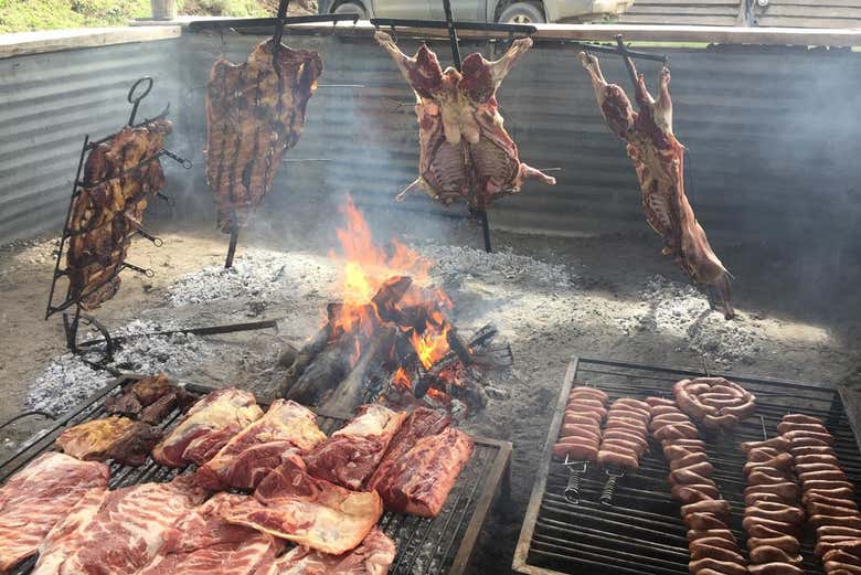 El asado patagónico