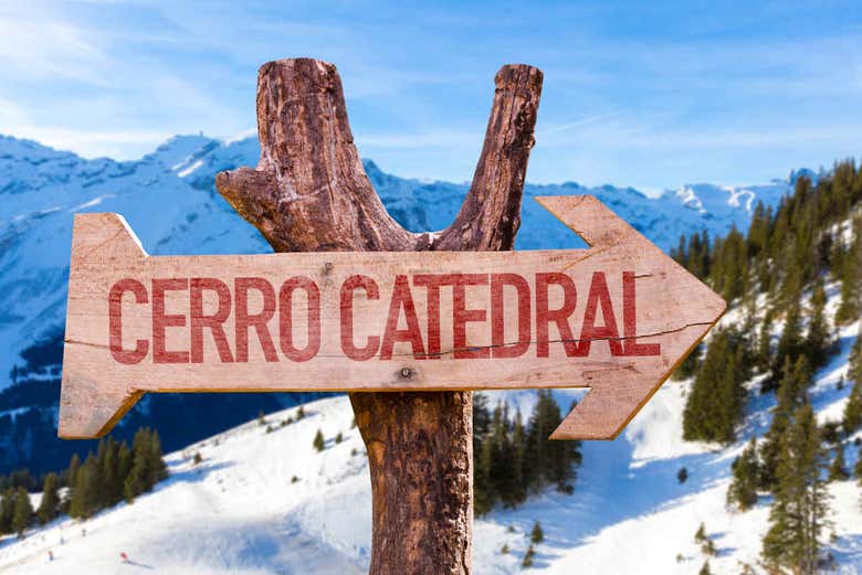 Un segnale di Cerro Catedral