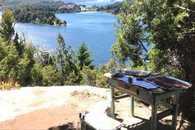 El paisaje del río Negro desde la chocolatería