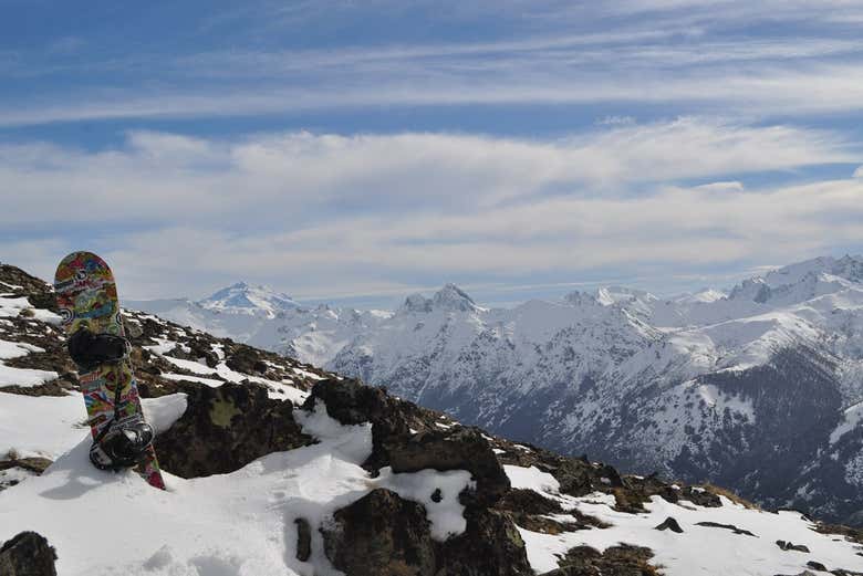 La vista desde la cumbre del Cerro Catedral