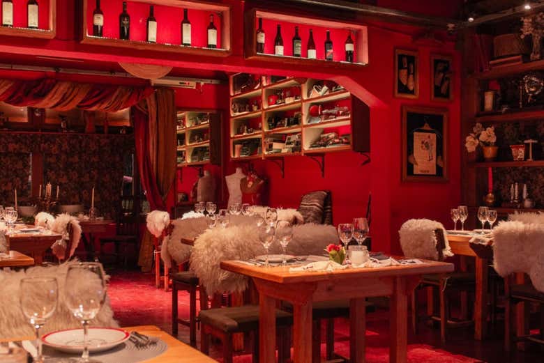 Acogedor salón de El Mallín