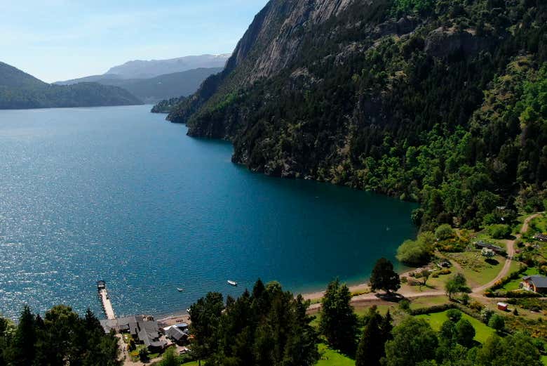 O Lago Lácar, um lago de origem glacial