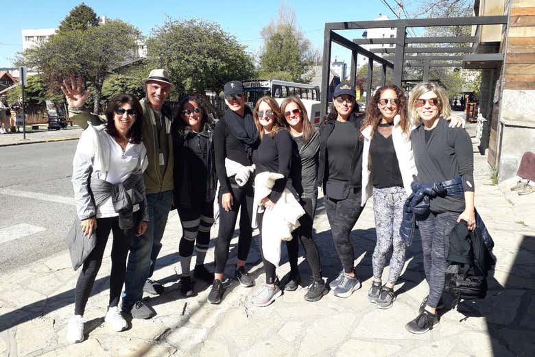 A group enjoying the tour