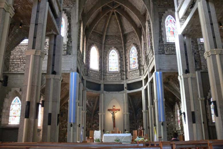 Interior de la Catedral de Bariloche