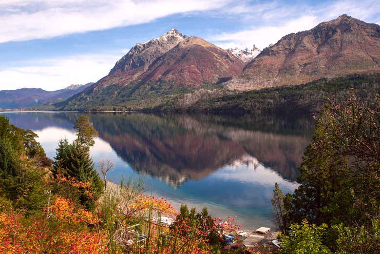 El Lago Gutiérrez en otoño