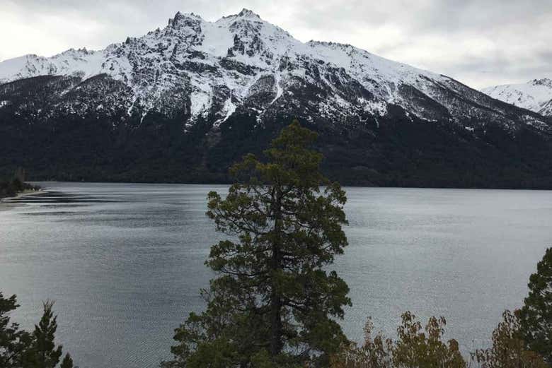 Admire the glacial lake