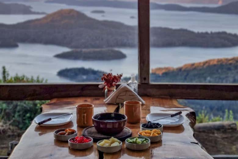 El paisaje desde el refugio Roca Negra