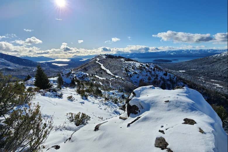 Paisajes nevados del Cerro San Martín, Argentina