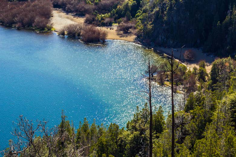 Panorâmica de lago Puelo