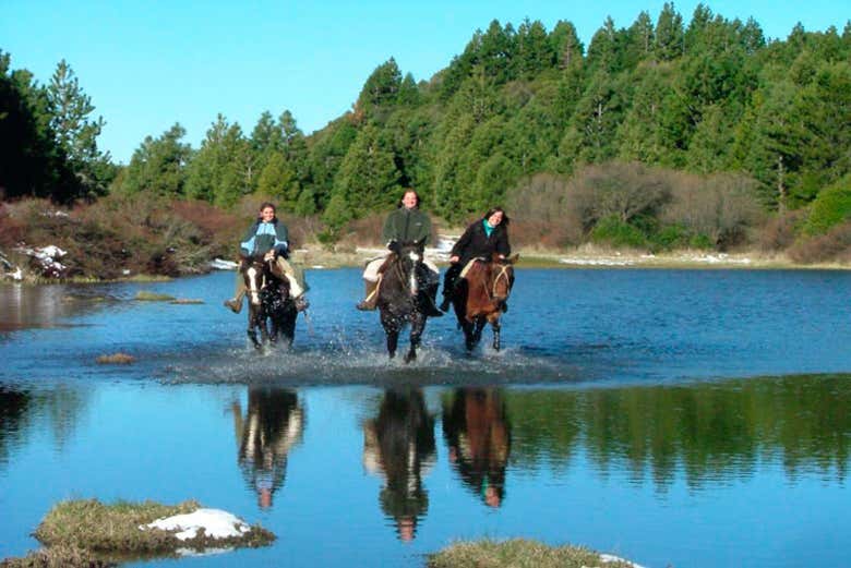 The horseback ride through beautiful Patagonia