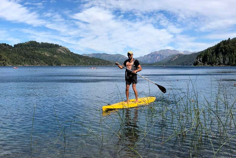 Remo no lago Perito Moreno